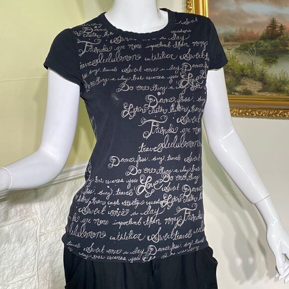 Lululemon Athletica Script T-Shirt - Picture 2 of 16